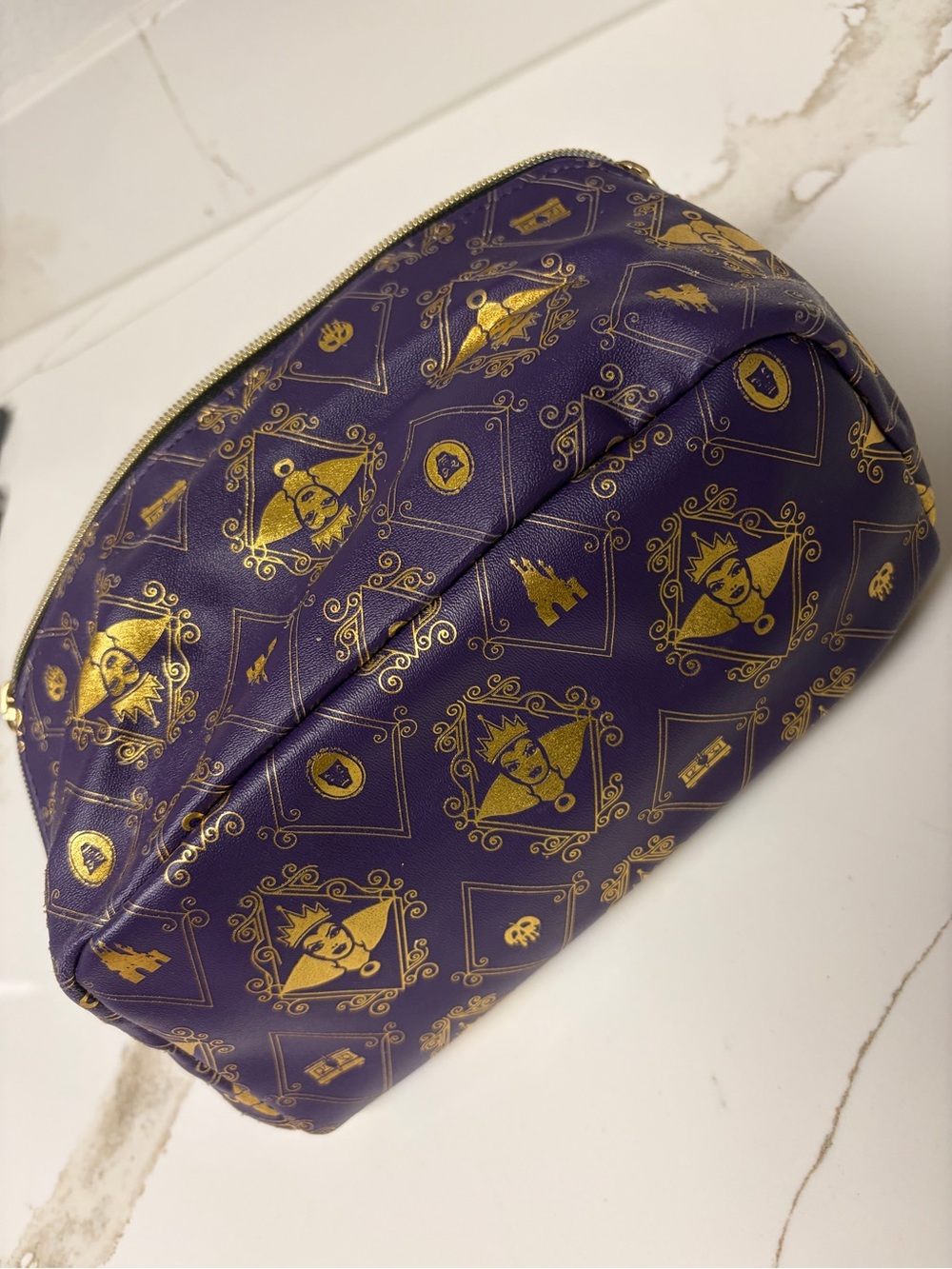 Disney Villains x Bath & Body Works Purple & Gold Cosmetic / Toiletry Case